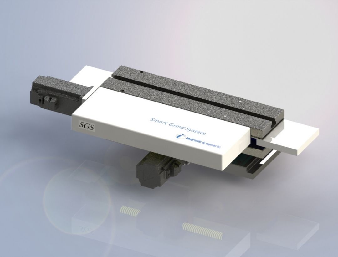 Render inferior de máquina CNC