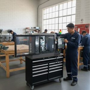 Trabajo en máquina E-DUK.