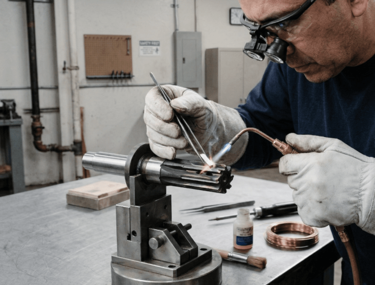 Proceso de soldadura TIG industrial para uniones metálicas de alta precisión